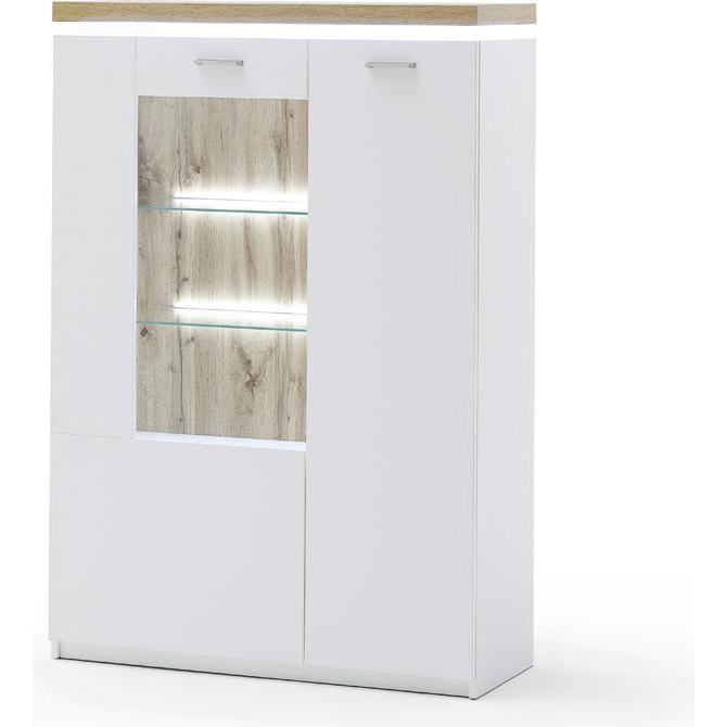 Robas Lund, Vitrine + Buffetschrank, Cali (98 x 143 x 38 cm)