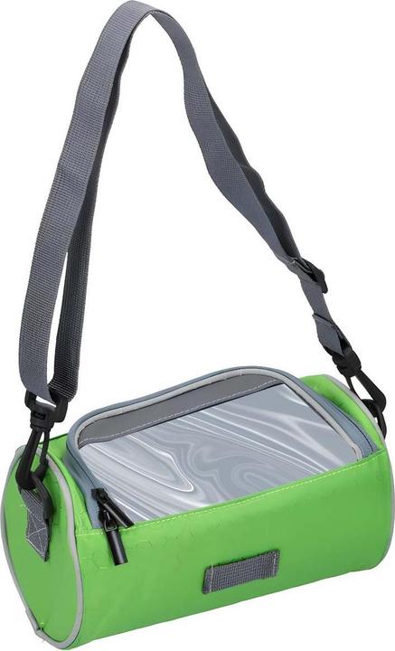 Produktbild Dunlop - Fahrradlenkertasche/Gepäcktasche mit Smartphonetasche (grün) (1.20 l, Lenkertasche)