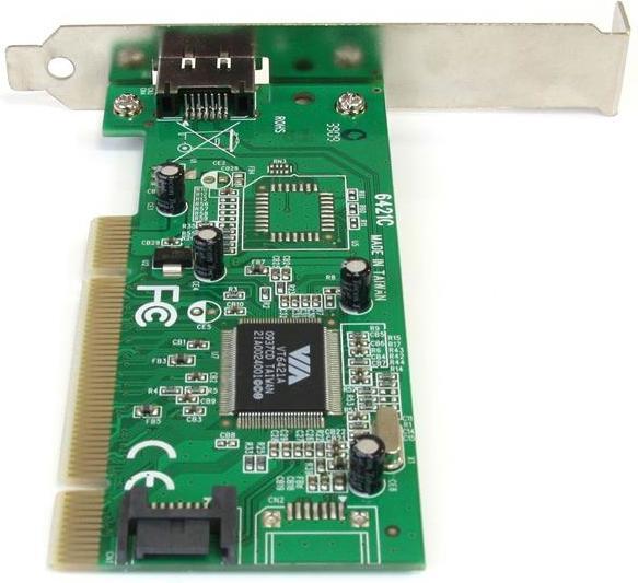 Produktbild StarTech Port eSATA/SATA PCI Controller Schnittstellenkarte inkl. Low Profile Slotblech -