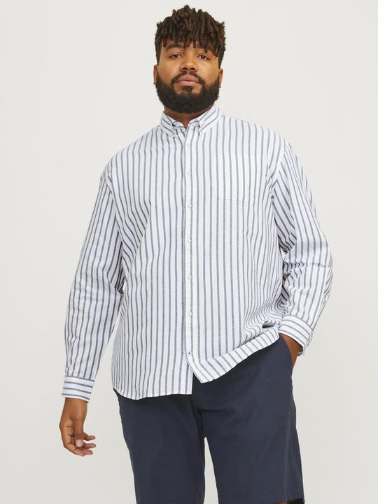 Produktbild Jack & Jones Plus Size Slim Fit Freizeithemd Freizeithemd (4XL)