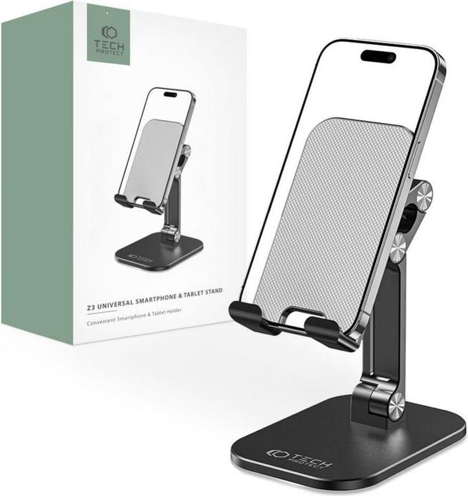 Actual product image Tech-Protect Z3 universal stand for smartphone / tablet - grey