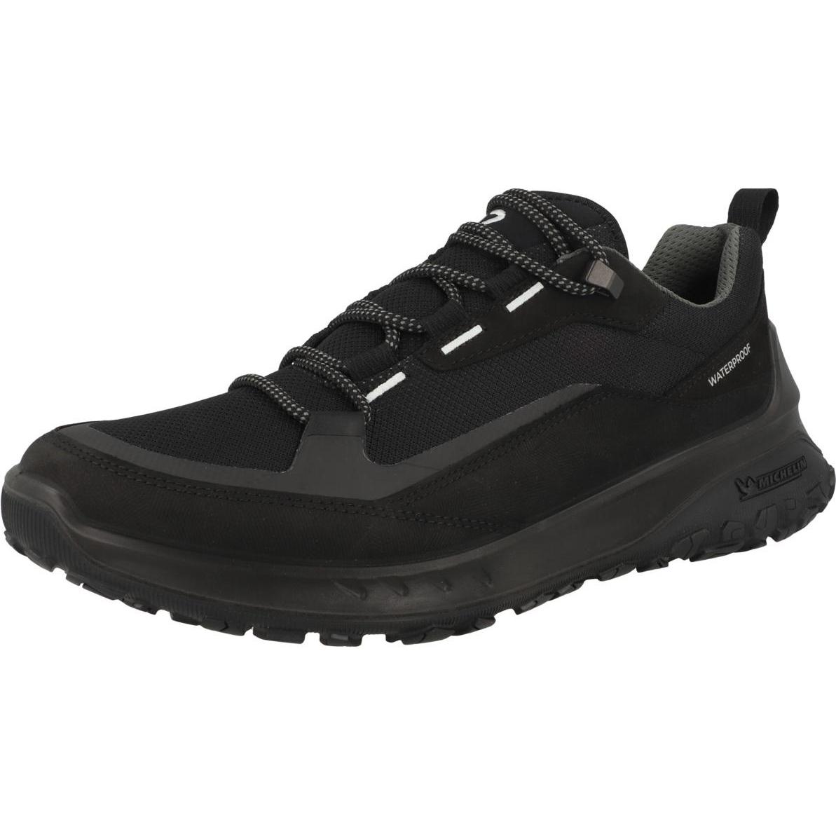 Ecco, Herren, Wanderschuhe, ULT-TRN Low Waterproof (45), Schwarz