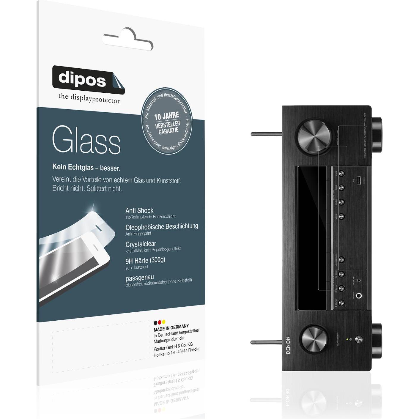 Dipos Anti-Shock Displayschutz 9H, MP3 + Media-Player Zubehör
