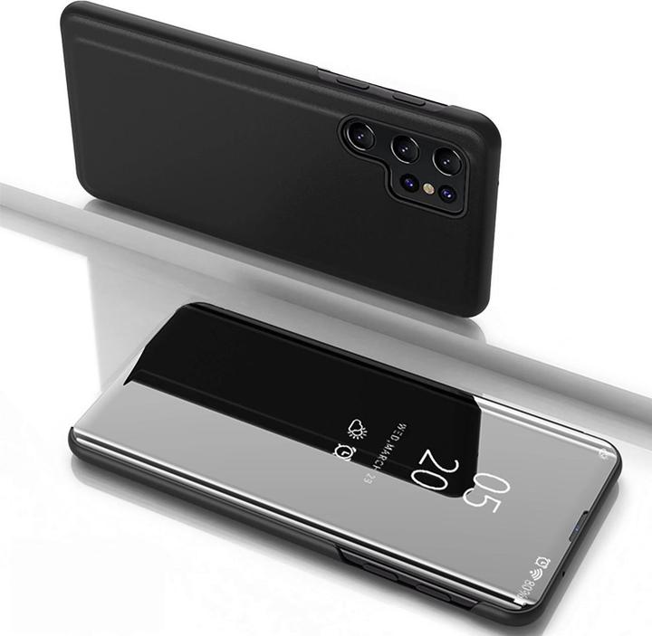 Produktbild Hurtel Clear View Case Hülle für Samsung Galaxy S25 Ultra Hülle mit Klappe - Schwarz (Samsung Galaxy S25 Ultra)