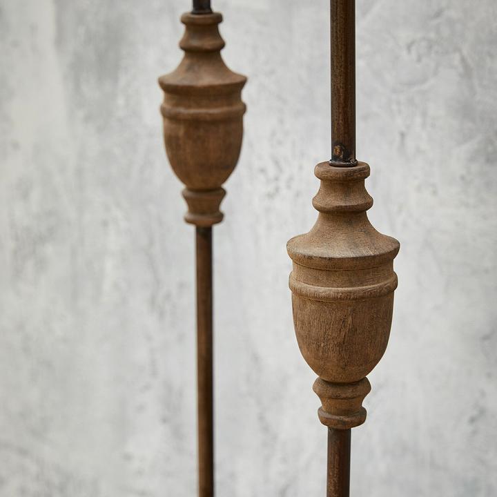 Immagine prodotto Loberon Set di 2 lampade da terra Abigail beige/marrone (E27)