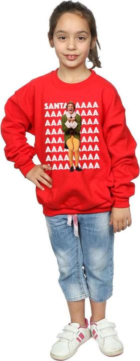 Produktbild Elf Buddy Santa Scream Sweatshirt Mädchen (116)