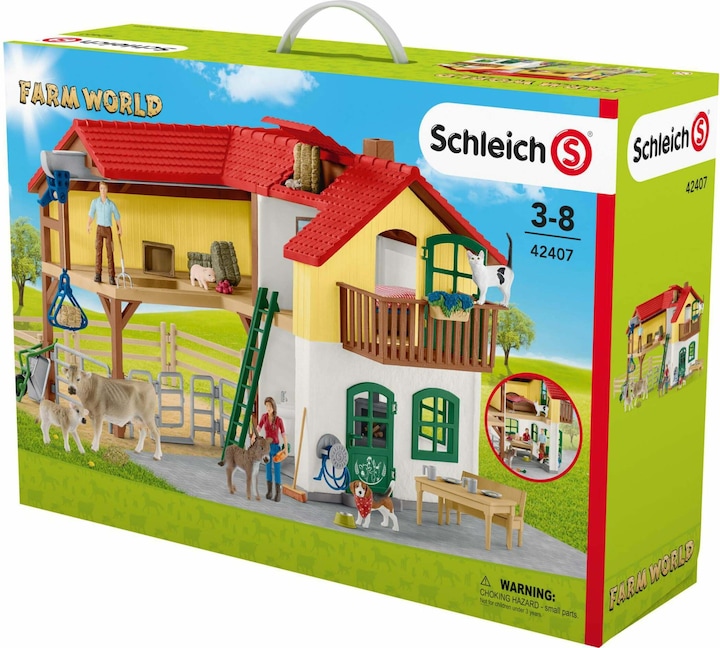 Image du produit Schleich Ferme avec étable et animaux