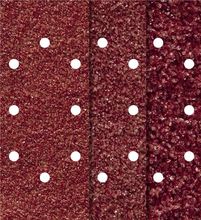 wolfcraft 1 set of 15 sanding strips 93x230mm (120, 40, 80)