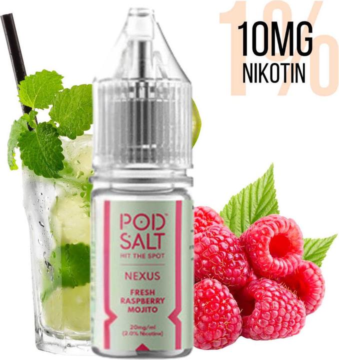 Actual product image Pod Salt Nexus Nikotin Salz Liquid (Raspberry)