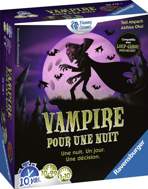 Produktbild Ravensburger Vampire pour une nuit (Französisch, 3 - 10 Spieler)