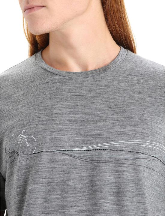 Image du produit Icebreaker Mérino Tech Lite II SS Tee Cadence Paths (M)