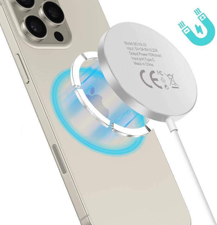 Produktbild Bwoo Drahtloses Ladegerät WL-12 15W für Mobiltelefone (15 W)