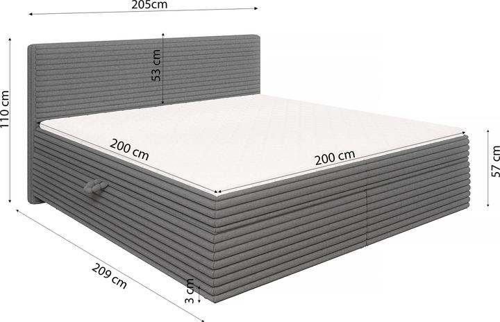 Actual product image Ropez Loret (200 x 200 cm)