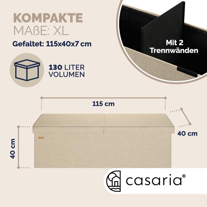 Actual product image Casaria Seat chest (115 cm)