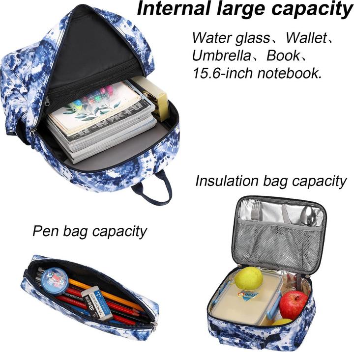 Produktbild Only-Bags.Store Schulranzen Schulrucksack Schulranzen Schulfreizeit mit Brotzeittasche und Federtasche