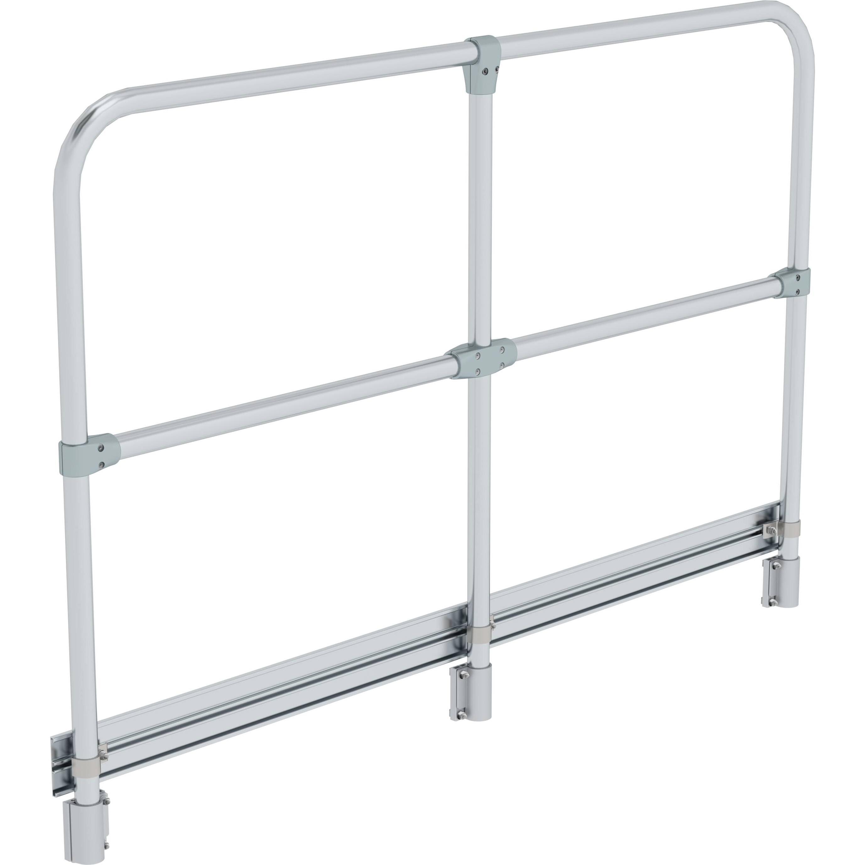 Günzburger, Lagerbehälter, Geländer starr für Plattformlänge 1260 mm