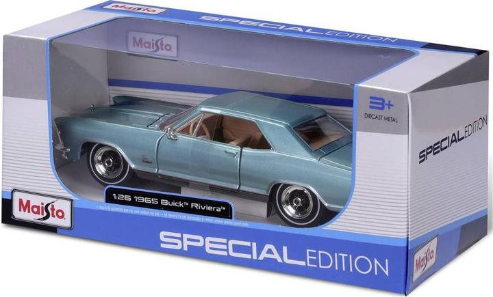 Produktbild Maisto Buick Riviera 1965 1/24 blau