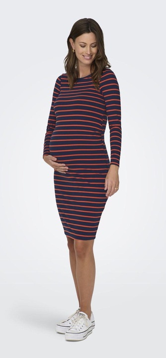 Immagine prodotto Only Maternity Vestito a righe mamma con maniche lunghe (XL)