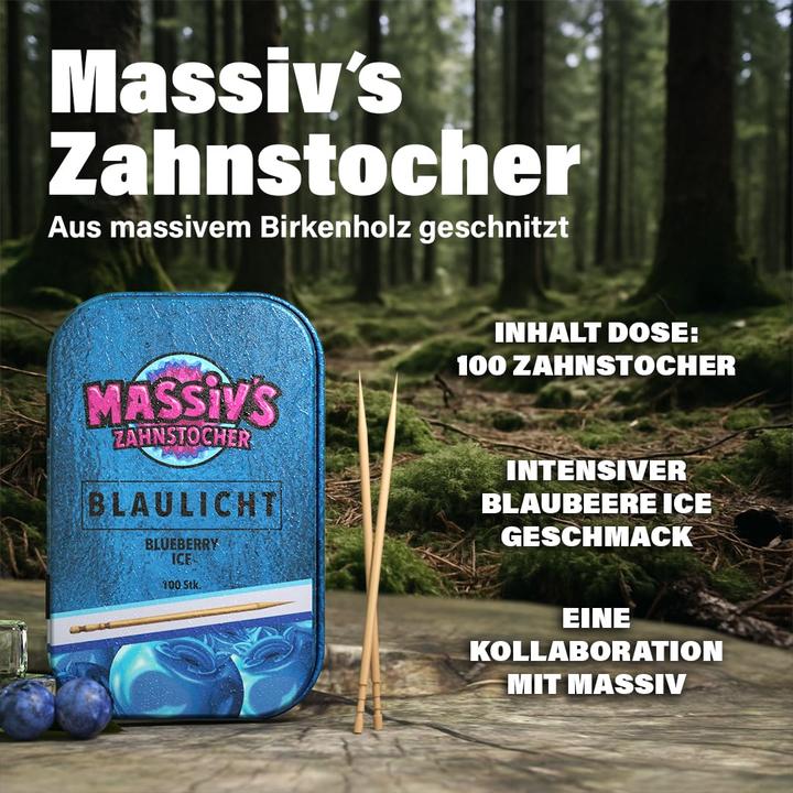 Actual product image Wunder Zahnstocher Blue light