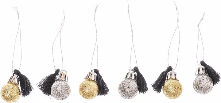 Rico Design Weihnachtskugel Mini (6x)