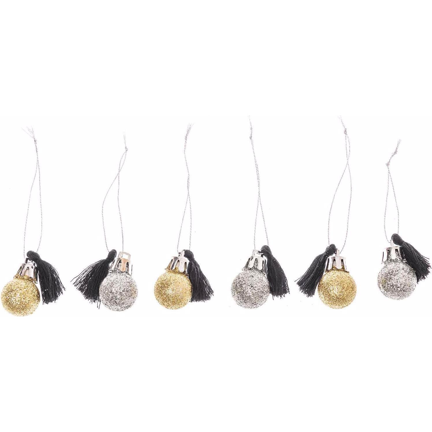 Thumbnail - Rico Design, Christbaumschmuck, Weihnachtskugel Mini (6 -teilig)