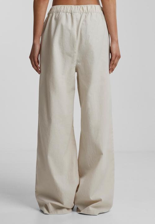 Actual product image Urban Classics Ladies Linen Mixed Wide Pants - 161183 (XS)