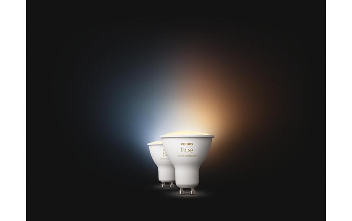 Produktbild Philips Hue White Ambiance BT (GU10, 5 W, 350 lm, 2 x, G)