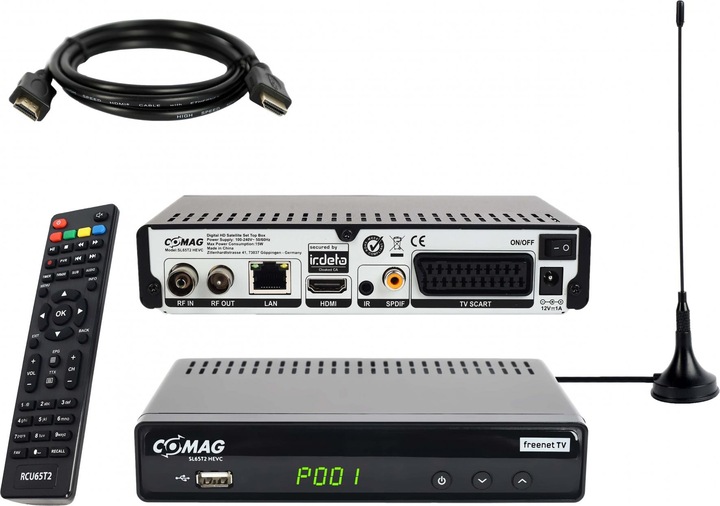 Comag DVB-T2 Home Bundle with passive antenna (DVB-T2)