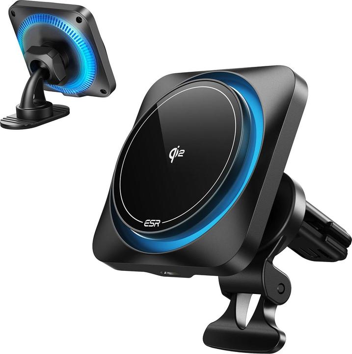 ESR HaloLock CryoBoost MagSafe Car Mount Wireless Charger