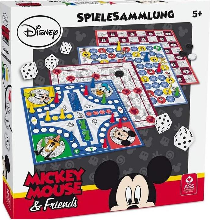 ASS Altenburg 10031867-0001 - Disney Mickey & Friends - Game collection, for 2-4 players, from 5 years old (German)