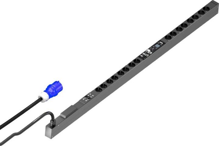 Produktbild Rittal 7979414 PDU managed 32A/1P CEE 16xCEE7/3 Schuko PDU Basic Stromverteilung