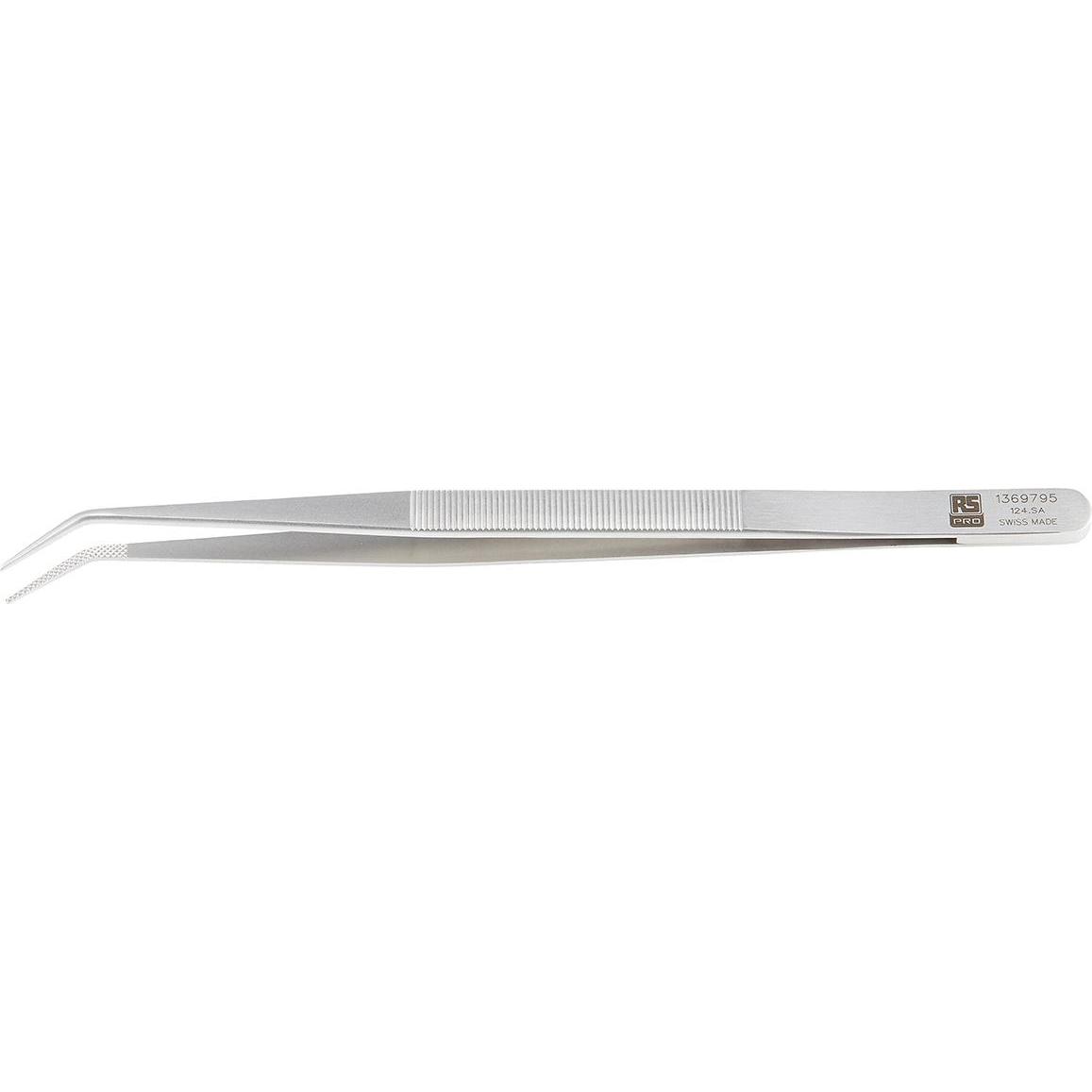 Rs Pro, Pinzette, Edelstahl Pinzette Säurebeständig, Spitze Geriffelt, 150 mm