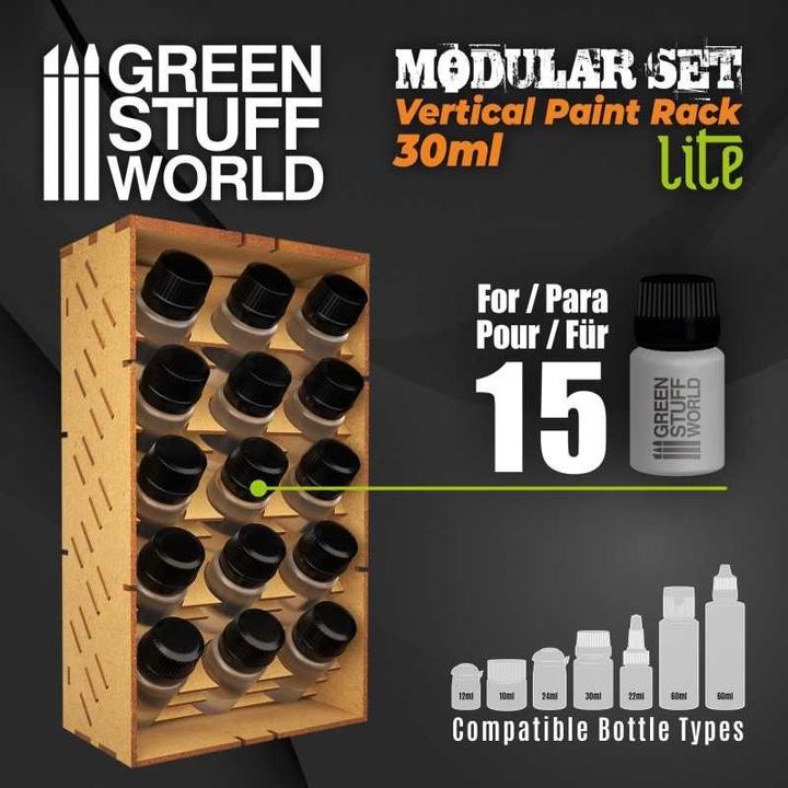 Actual product image Green Stuff World Vertical Paint Organiser 30ml - LITE