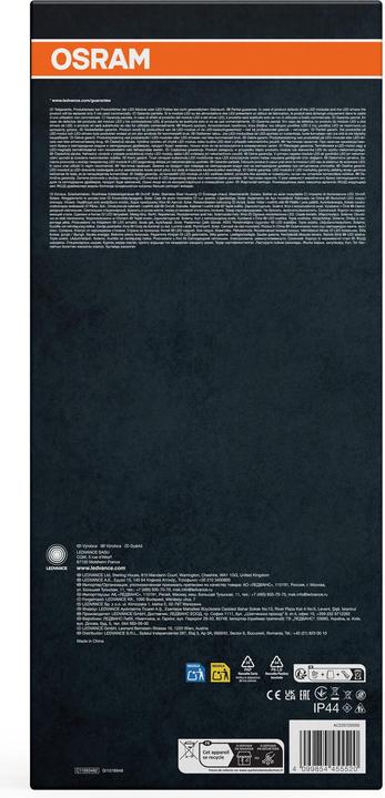 Image du produit Osram ENDURA® STYLE SOLAR DOUBLE CIRCLE 40cm Post Sensor Double Circle 6W Black (400 lm, IP44)