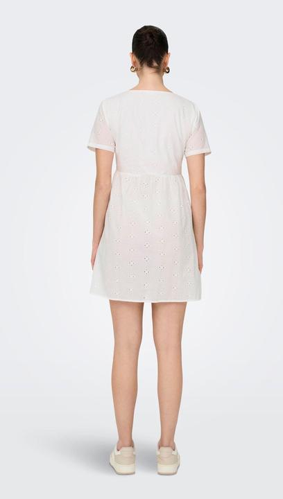 Image du produit JdY Normal geschnitten V-Ausschnitt Voluminöser Armschnitt Midikleid Kleid (S)