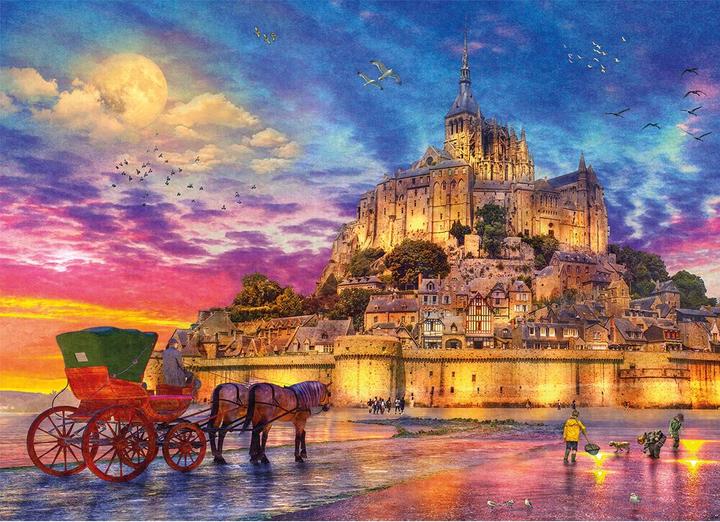 Actual product image Gibsons Puzzle 1000 pieces Mont Saint-Michel (1000 pieces)