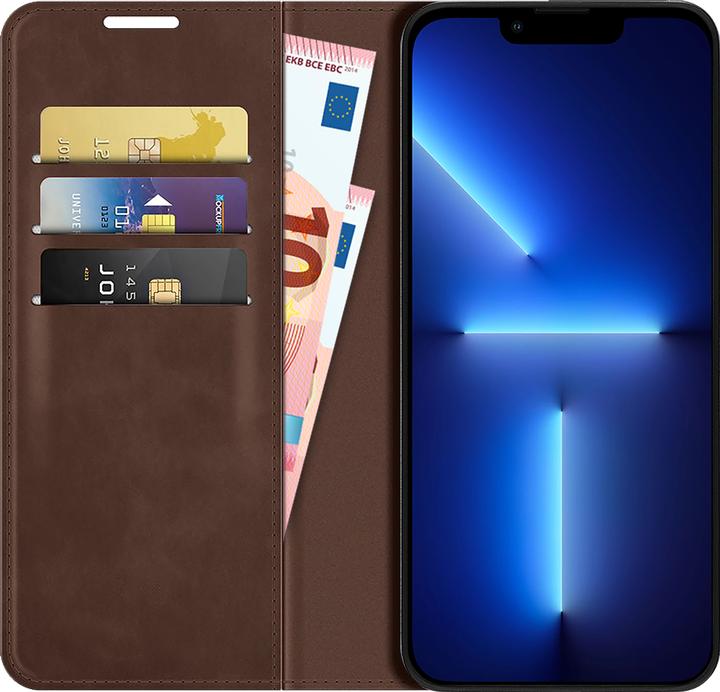 Produktbild Cazy Book Case Kompatibel mit iPhone 13 Pro - Hülle klappbar Magnetisch Kunstleder - (Apple iPhone 13 Pro)