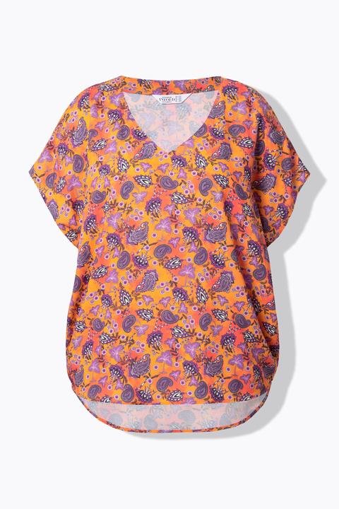 Produktbild Studio Untold Blusenshirt, oversized, Paisley, V-Ausschnitt (60)