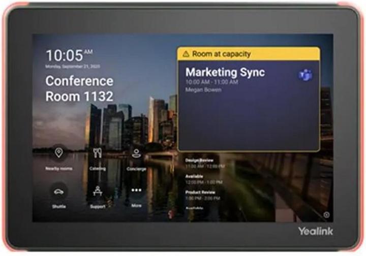 Actual product image Yealink RoomPanel (1280 x 800 pixels, 8")