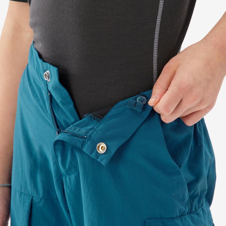 Image du produit Quechua Pantalon modulable de randonnée enfant 7-15 ans, MH500 bleu (134)