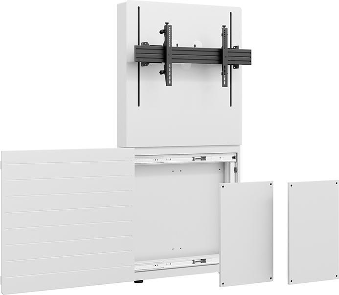 Image du produit Hagor Meubles pour supports 900x600mm blanc/blanc 120kg/75-98"/monté au sol/mur/lifté (Mur, 98", 100 kg)
