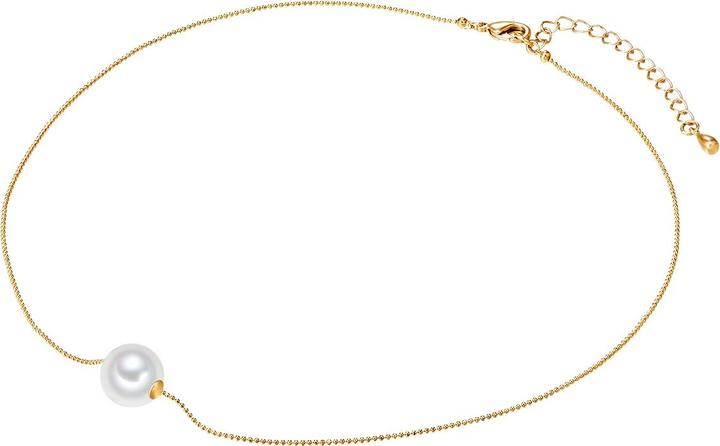 Image du produit Lulu & Jane Laiton perle de culture or jaune 42,0 cm chaîne de base + 5,0 cm extension - 33034 (Laiton 100, 42 - 47 cm)