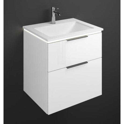 Thumbnail - burgbad, Badmöbelset, Eqio Mineralguss-Waschtisch inklusive Waschtischunterschrank und LED-Waschtischunterschrankb