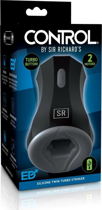 Produktbild Shots CONTROL by Sir Richard's Silicone Twin Turbo Stroker