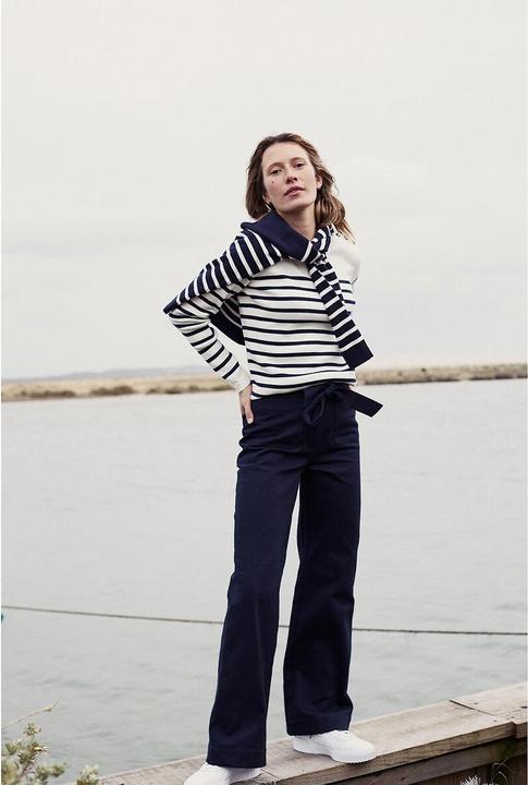 Produktbild La Redoute Collections Matrosenpullover aus Bio-Baumwolle (XXL)