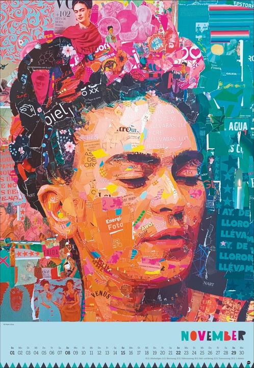 Actual product image Frida Posterkalender 2026 (37 x 53.5 cm)