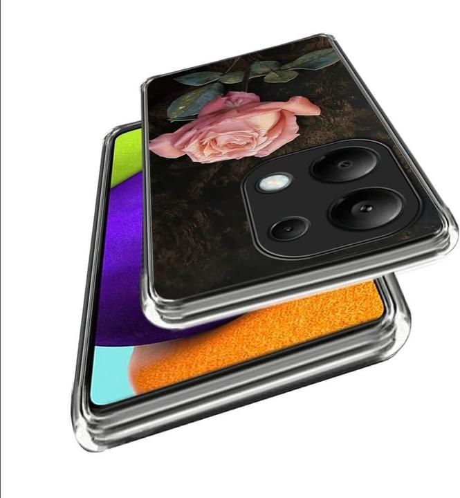 Actual product image Cover-Discount Poco M6 Pro / Redmi Note 13 Pro 4G- Transparent case with beautiful motif print (Xiaomi Poco M6 Pro, Xiaomi Redmi Note 13 Pro 4G)