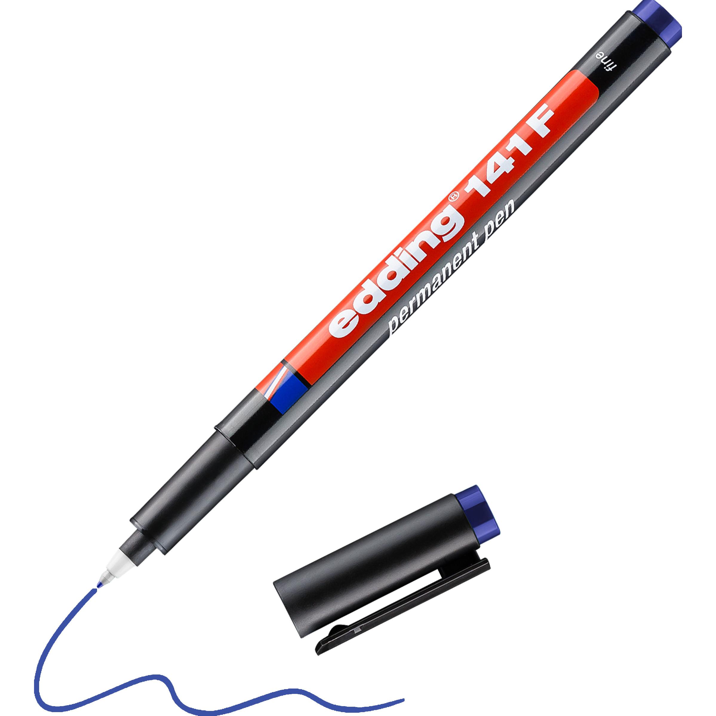 Thumbnail - 10x Edding, Marker, Ohp (Blau, 0.60 mm, 1 x)