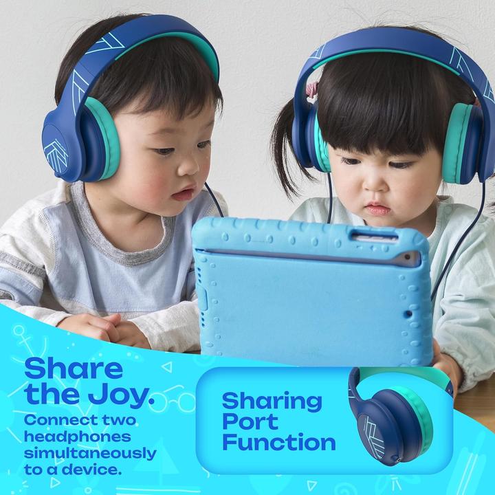 Immagine prodotto PowerLocus PLED Kinderkopfhörer kabelgebunden blau