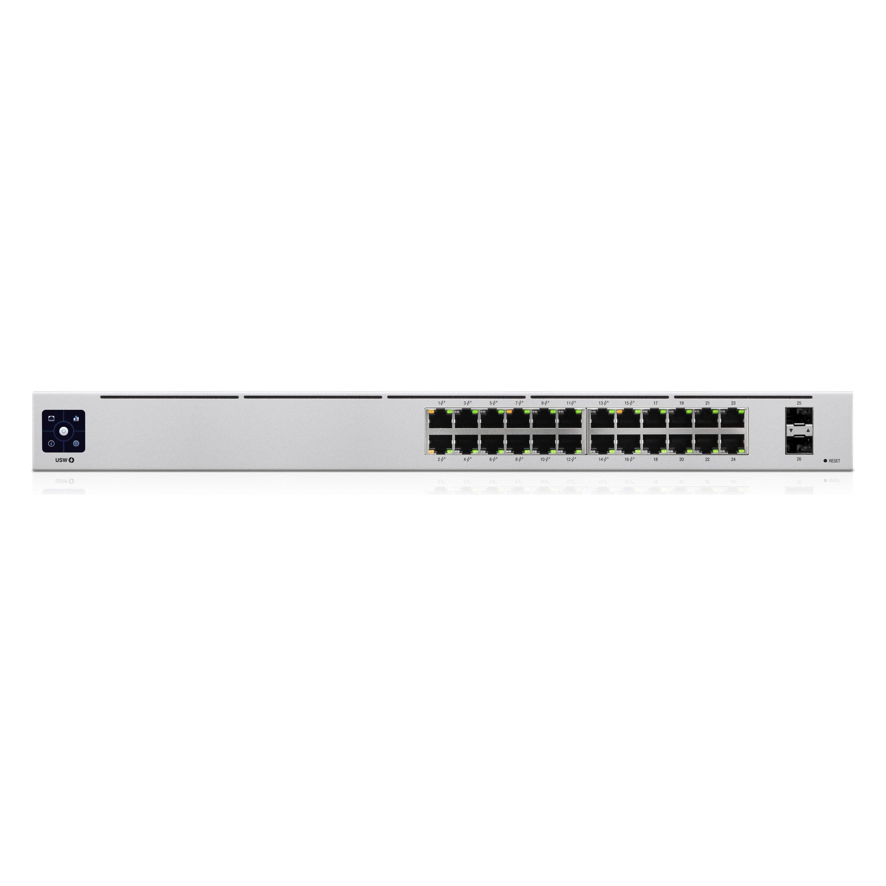 Ubiquiti UniFi Switch 24 Poe (24 Ports), Netzwerk Switch, Grau